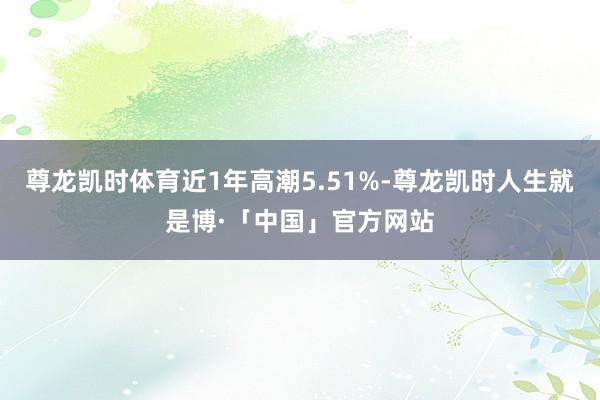 尊龙凯时体育近1年高潮5.51%-尊龙凯时人生就是博·「中国」官方网站