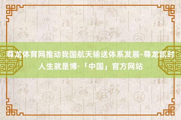 尊龙体育网推动我国航天输送体系发展-尊龙凯时人生就是博·「中国」官方网站