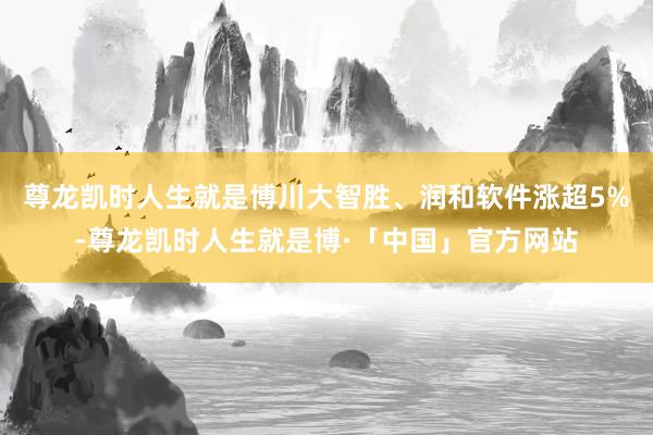 尊龙凯时人生就是博川大智胜、润和软件涨超5%-尊龙凯时人生就是博·「中国」官方网站