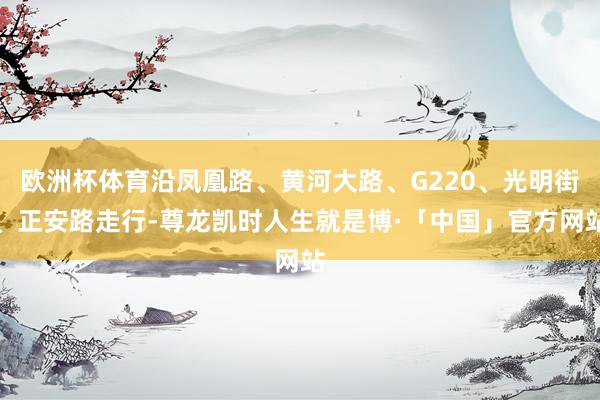 欧洲杯体育沿凤凰路、黄河大路、G220、光明街、正安路走行-尊龙凯时人生就是博·「中国」官方网站
